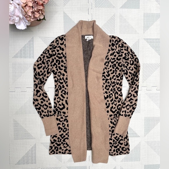 Yes Lola Leopard Print Cardigan Size XS - Picture 2 of 8